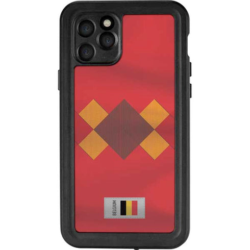 Belgium Soccer Flag iPhone 11 Pro Waterproof Case